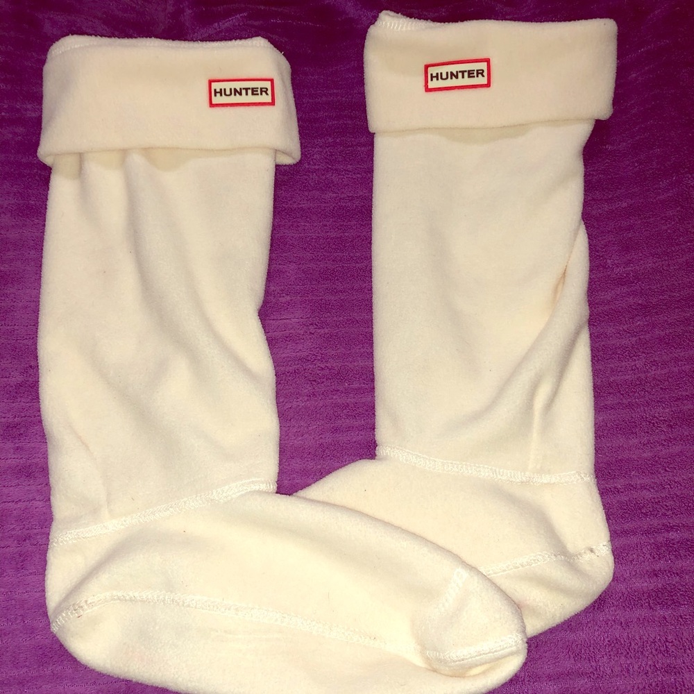 Hunter Boot Socks Cream